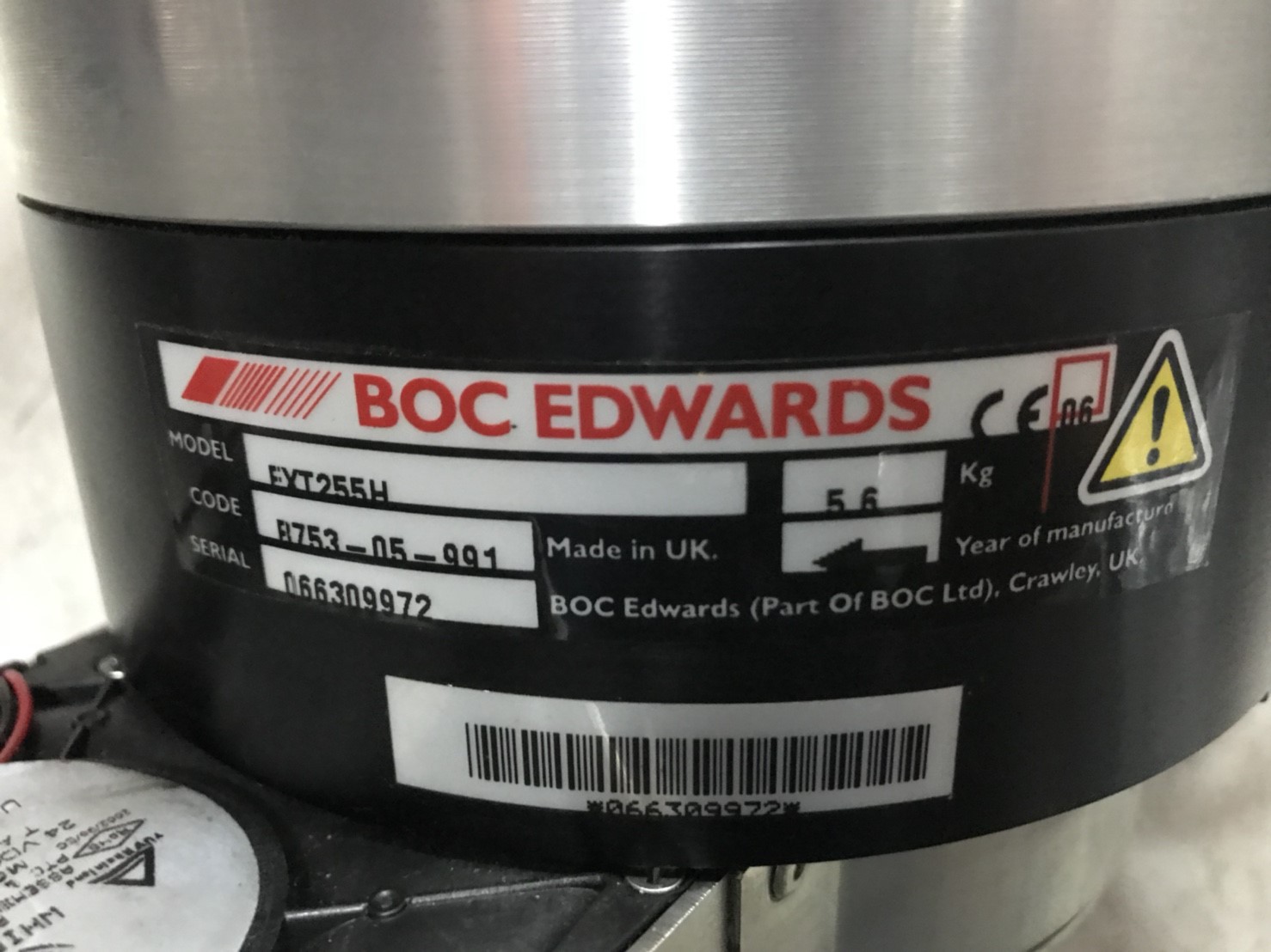 EDWARDS EXT255H Turbo Pump image