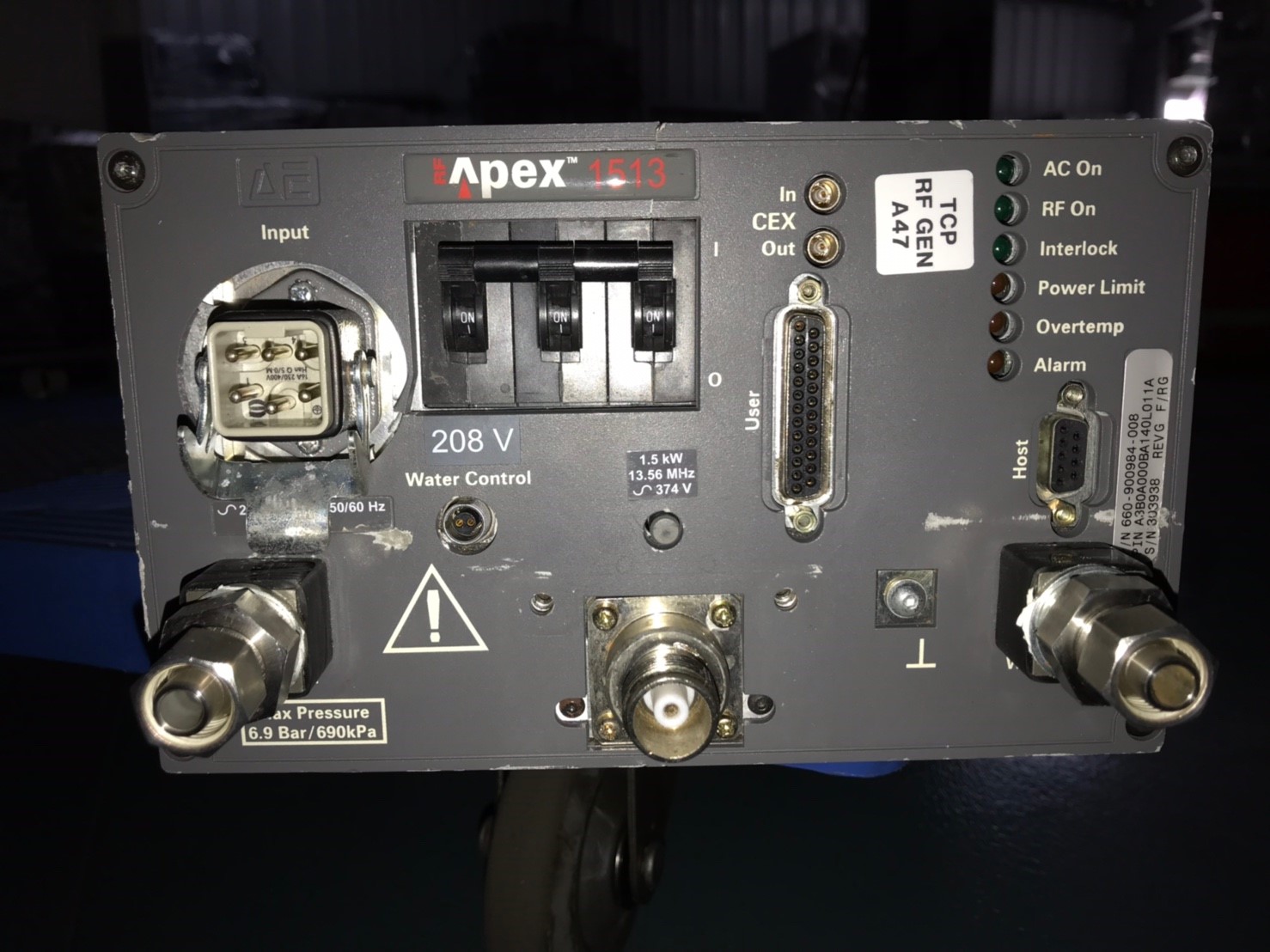 Advanced Energy AE Apex 1513 RF Generator 660-900984-008 image