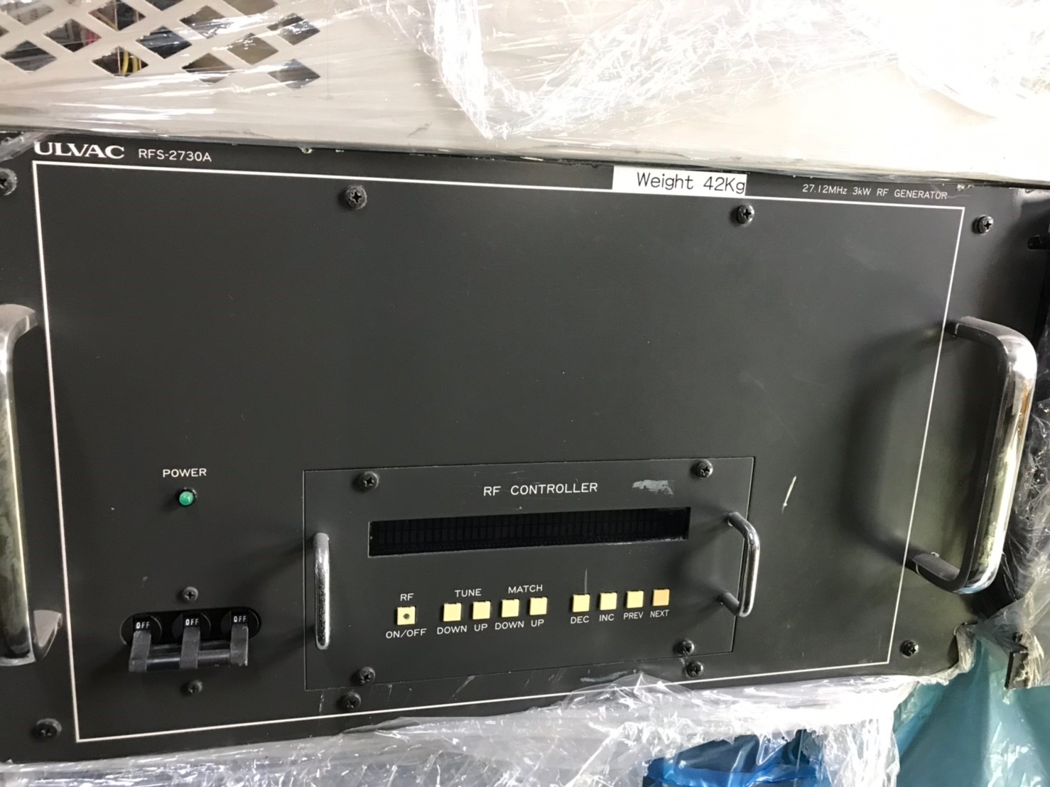 ULVAC RFS-2730A 27.12MHz 3KW RF Generator image