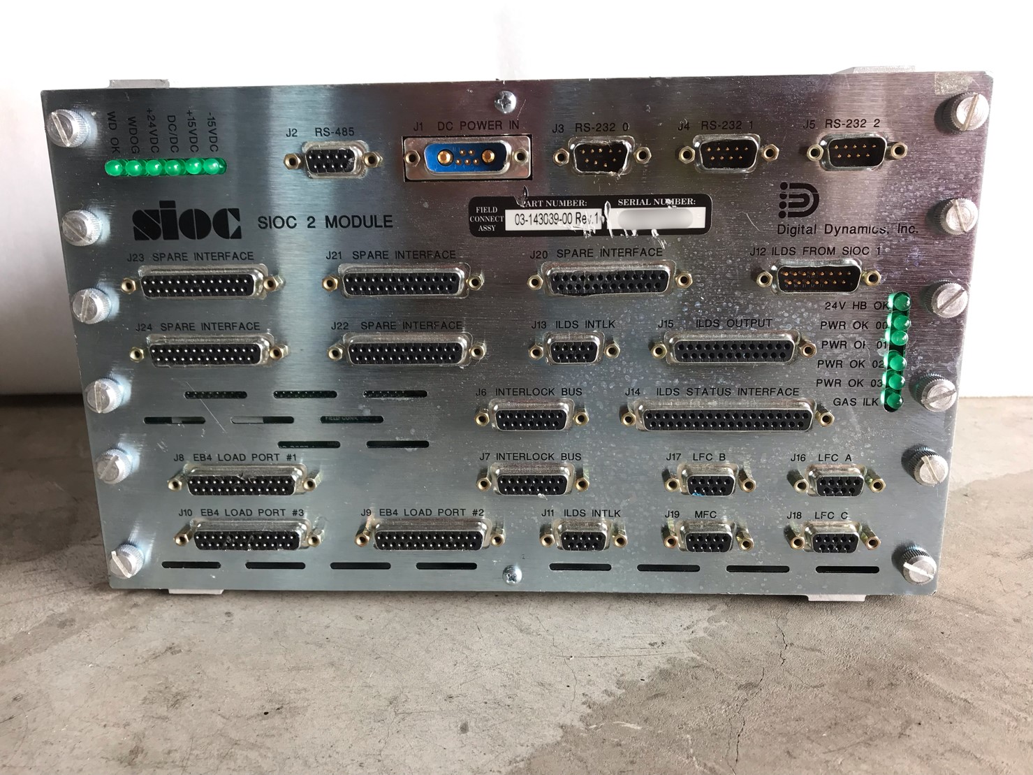 Novellus SIOC 2 Module 03-143089-00 Rev.1 image