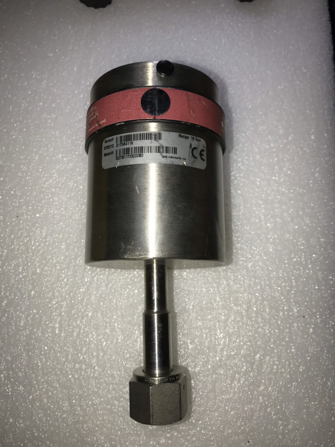 MKS Baratron Capacitance Manometer D27B11TCEC0B0 10Torr image