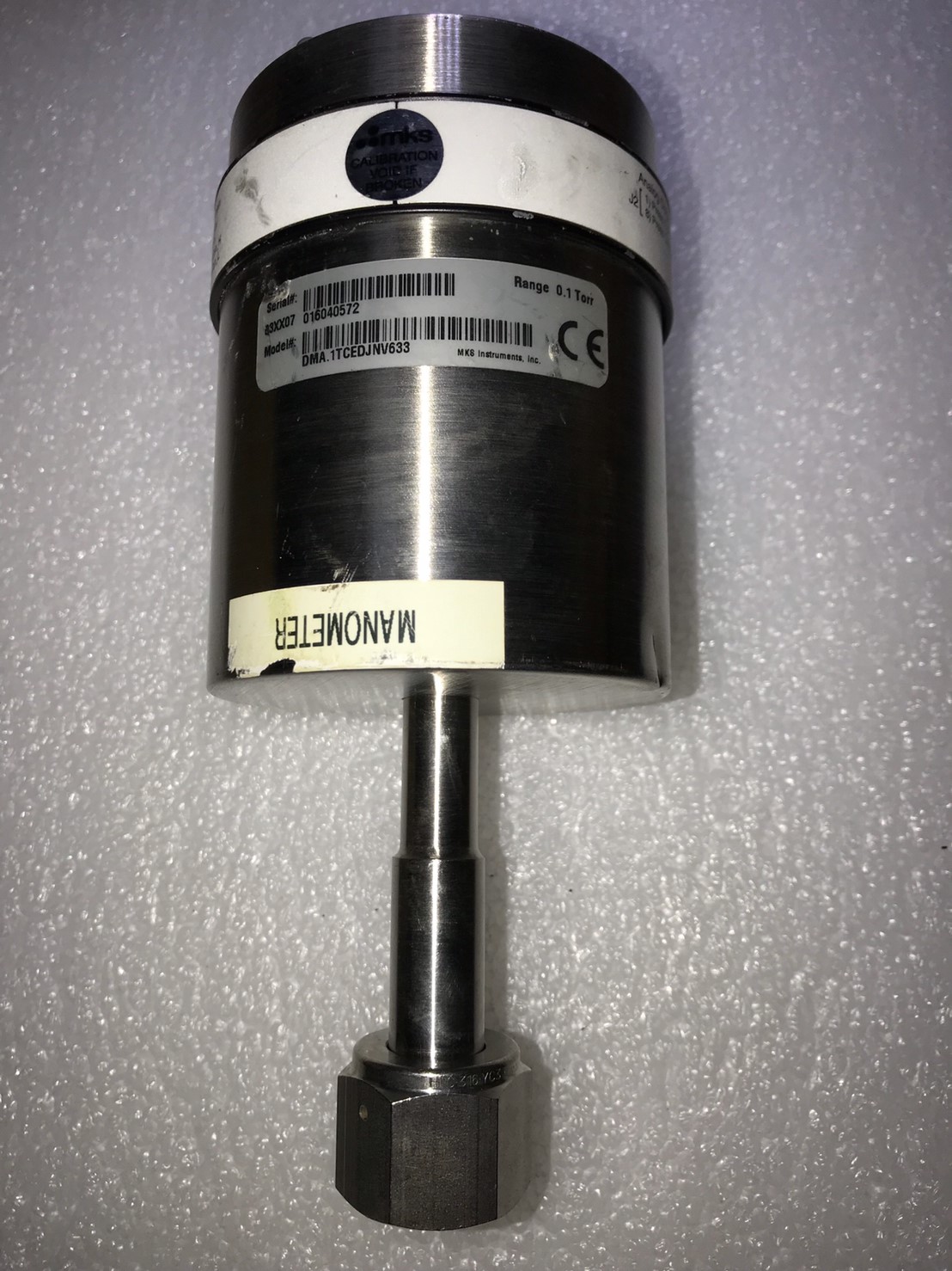 MKS Baratron Capacitance Manometer DMA.1TCEDJNV633 0.1Torr image