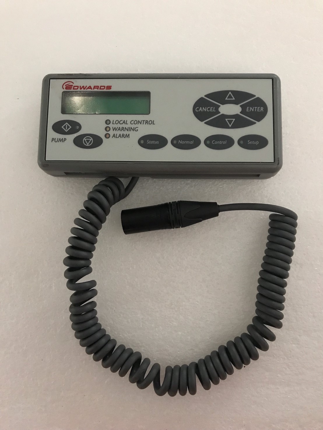 Edwards D37280700 Dry Pump Display Terminal 24V 5-Way XLR Plug image