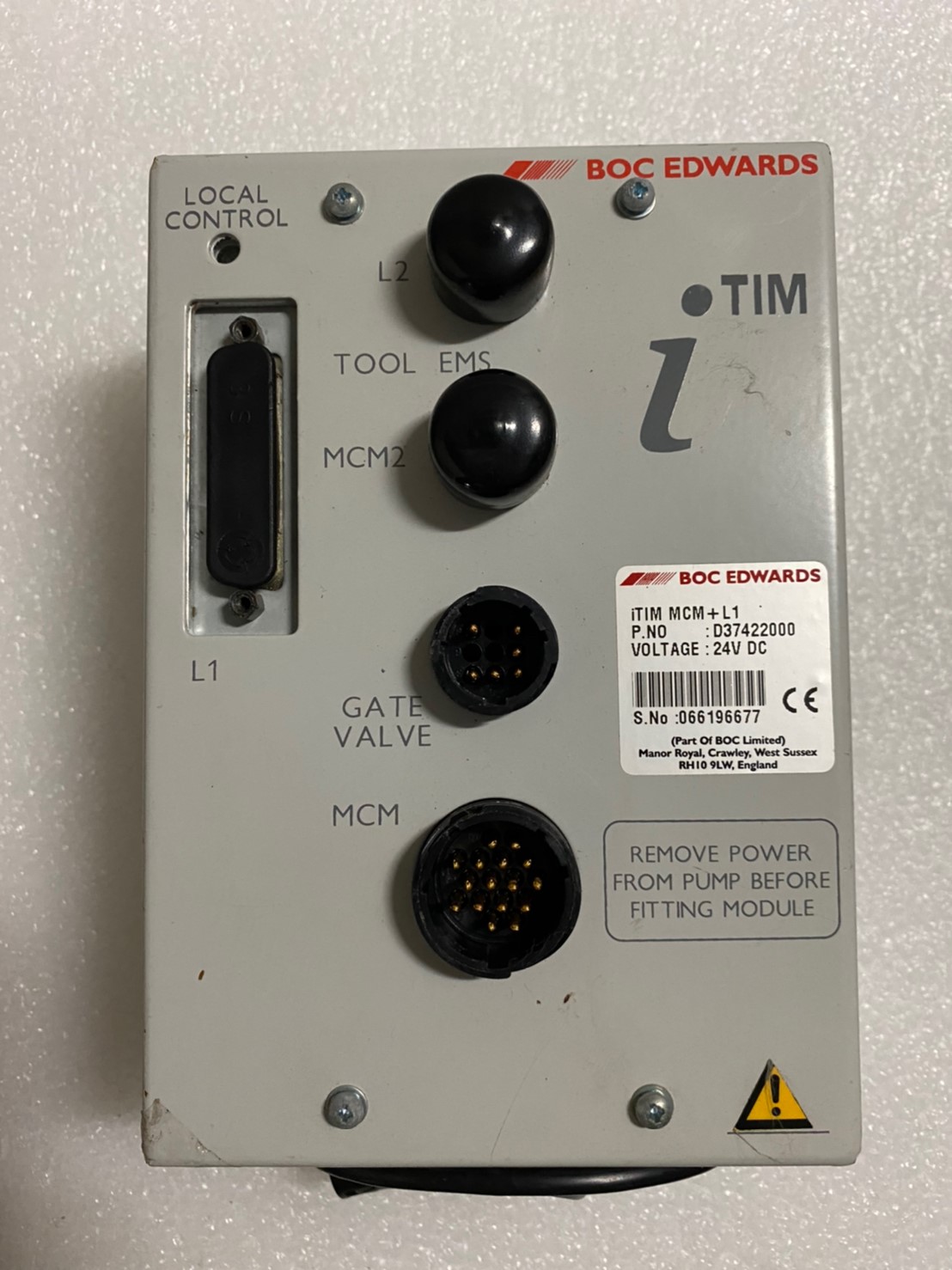 EDWARDS ITIM D37422000 Control Unit Module image