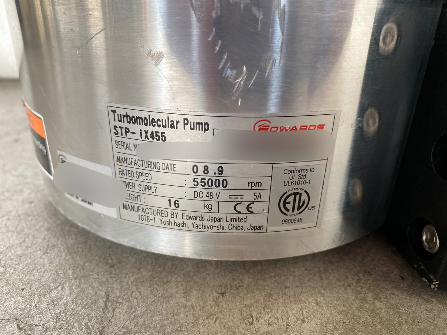 EDWARDS STP-iX455 Turbo Pump image