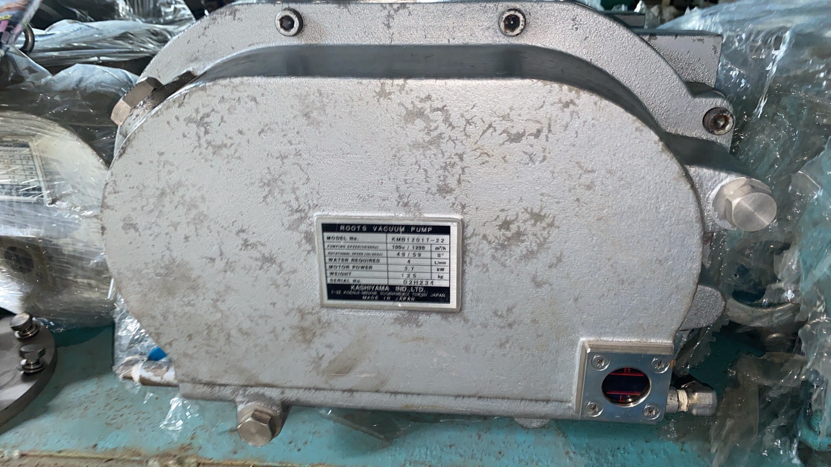 KASHIYAMA KMB1201T ROOTS VACUUM PUMP image