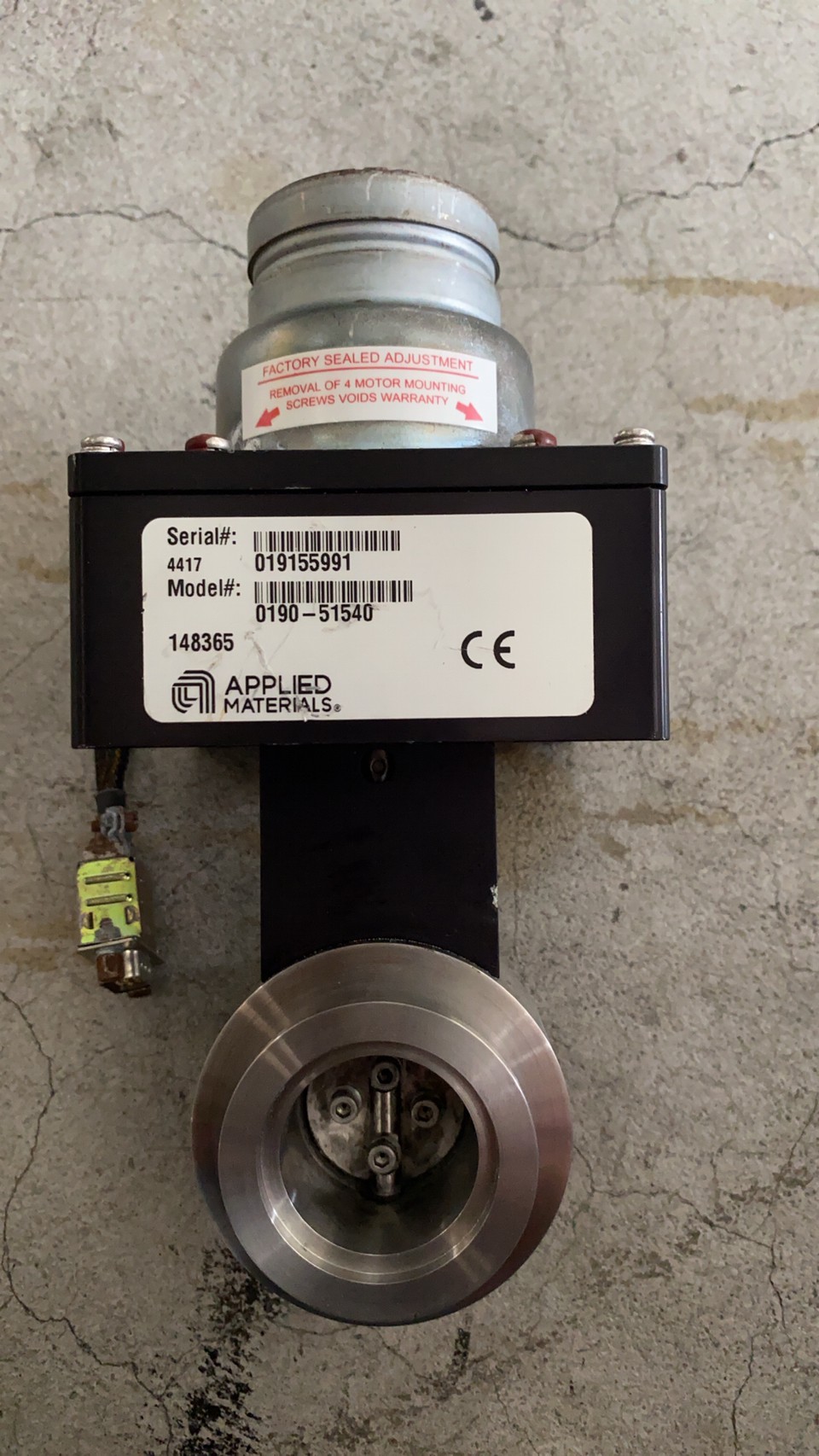 MKS Exhaust Throttle Valve 0190-51540 image