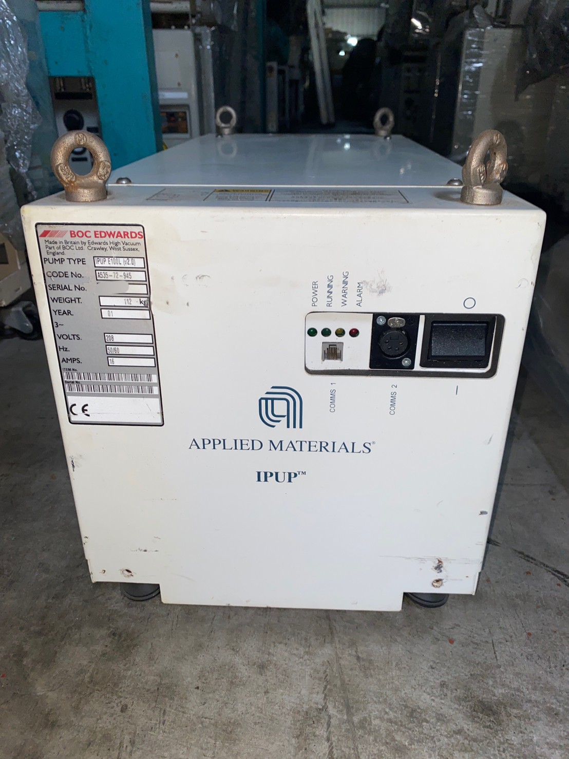 EDWARDS IPUP E100L(v2.0) Dry Vacuum Pump image